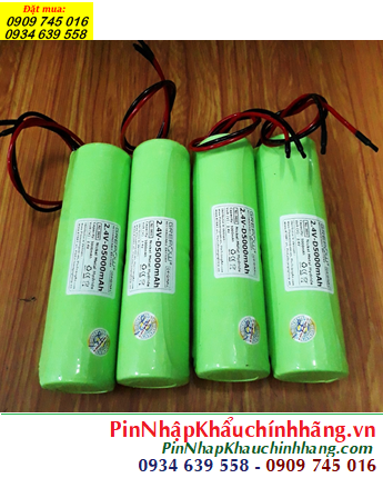 Pin sạc 3.6v-D5000mAh, Pin sạc NiMh 3.6v-D5000mAh, Pin GREPOW 3.6v-D5000mAh chính hãng